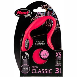 FLEXI NUEVO CLASSIC XS Cinta 3 mts. Rojo
