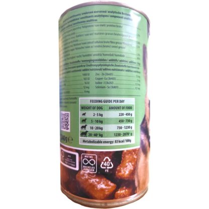 LATA PERROS CORDERO 1240 GR.ROKUS - Imagen 2