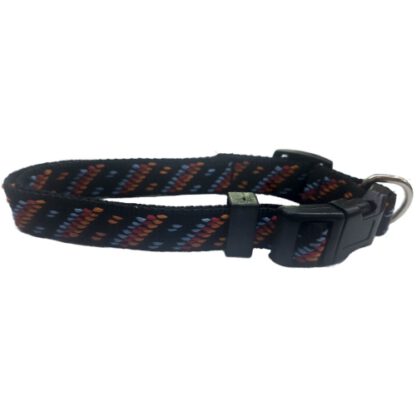 COLLAR NYLON 20MM 35-50CM AZTECA AZUL - Imagen 3