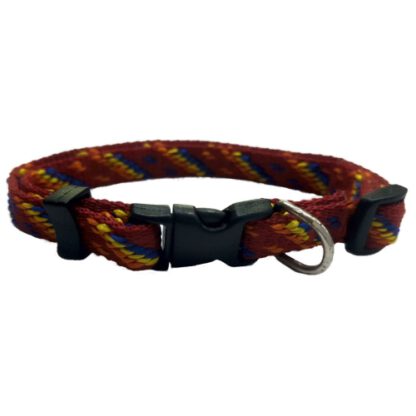 COLLAR NYLON 20MM 35-50CM AZTECA AZUL - Imagen 4