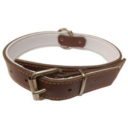 COLLAR PIEL CONFORT MARRON 30 x 370-470 mm - Imagen 2