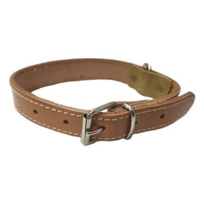 COLLAR CUERO VAQUETA 40X1.5CM - Imagen 3