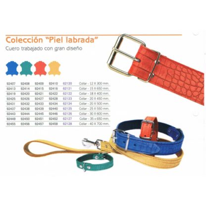 COLLAR PIEL LABRADO 20x500mm. ROJO - Imagen 6