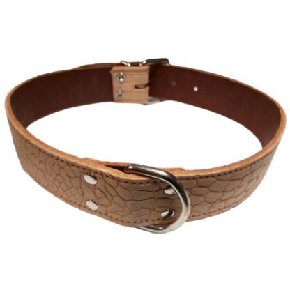 COLLAR PIEL LABRADO 35X650 TOSTADO - Imagen 4