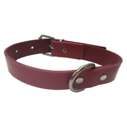 COLLAR CUERO ROJO LAURA 2,5x 45cm. - Imagen 8