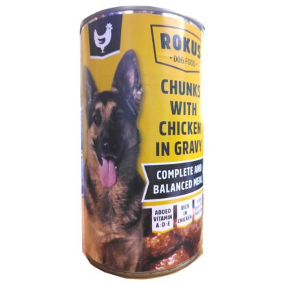 LATA PERROS POLLO 1240gr.ROKUS - Imagen 6