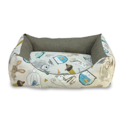 CAMA CUADRADA MASCOTAS EN CASA 50cm.