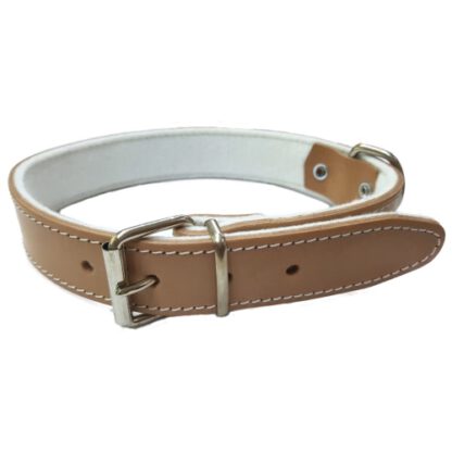 COLLAR CUERO VAQUETA 40X1.5CM - Imagen 2