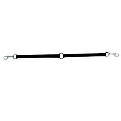 ACOPLE DE NYLON NEGRO PARA DOS PERROS 30-30X1.5CM - Imagen 2