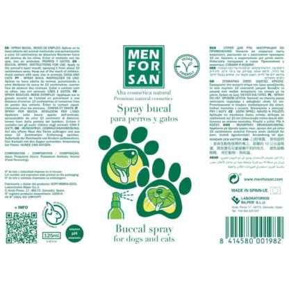 Menforsan Spray Bucal 125 ml. Perros y Gatos - Imagen 2