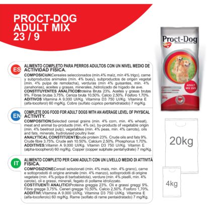 PROCT-DOG ADULT MIX  20 KG. - Imagen 2