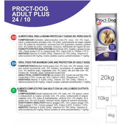 PROCT-DOG ADULT PLUS  4 KG - Imagen 2