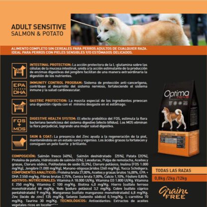 OPTIMA NOVA ADULT SENSITIVE 2 KG. - Imagen 3