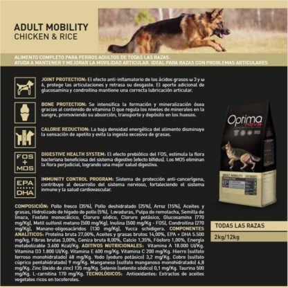 OPTIMA NOVA MOBILITY POLLO/Arroz 2 KG. - Imagen 4