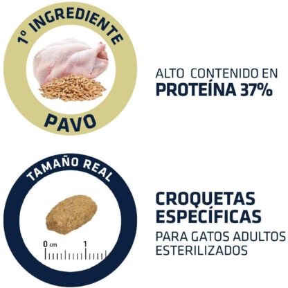 ADVANCE CAT STERILIZED TURKEY 3 KG. - Imagen 3