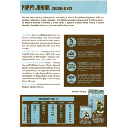 BANTERS DOG PUPPY JUNIOR 3 KG. - Imagen 2