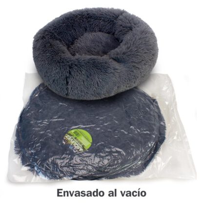CAMA REDONDA SUAVE GRIS OSCURO 70cm. - Imagen 4