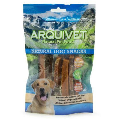 SNACK BARRITAS DE SALMON CON PIEL 100 gr.Arquivet - Imagen 2
