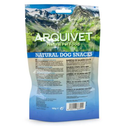 SNACK BARRITAS DE SALMON CON PIEL 100 gr.Arquivet - Imagen 3