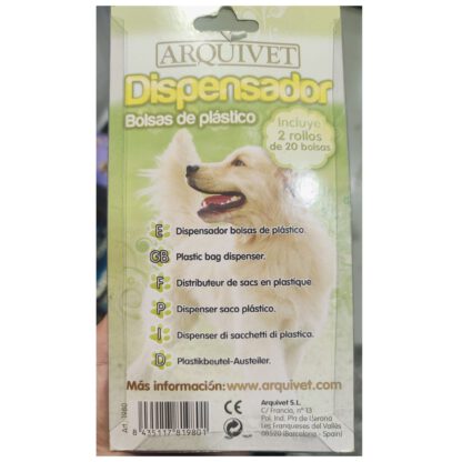 DISPENSADOR DE BOLSAS DE PLASTICO + 2 BOLSAS *** - Imagen 2