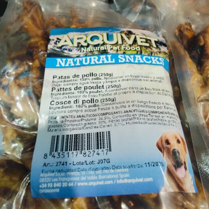 PATAS DE POLLO NATURALES 250gr.Arquivet - Imagen 3