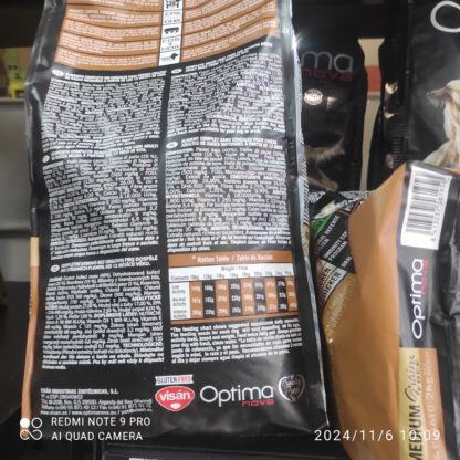 OPTIMA NOVA ADULT MEDIUM CHICKEN POTATO 2 KG. - Imagen 6