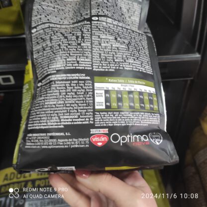 OPTIMA NOVA ADULT MINI RABBIT PATATA 8 Kg. - Imagen 7