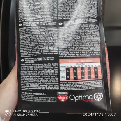 OPTIMA NOVA ADULT MINI SALMON&PATATA 2KG - Imagen 6