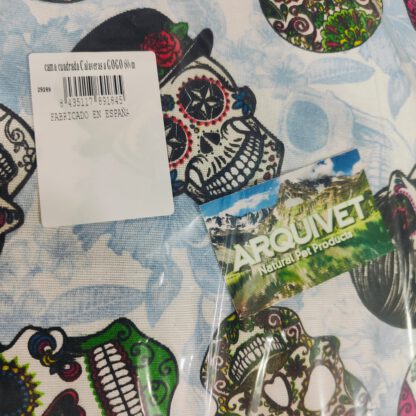 CAMA CUADRADA CALAVERAS 70cm. - Imagen 2