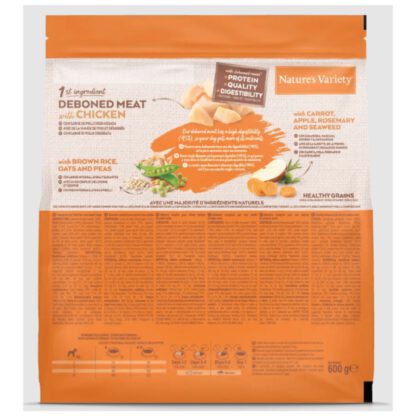 NATURES VARIETY HEALTHY GRAIN ADULT MINI POLLO 600gr - Imagen 2