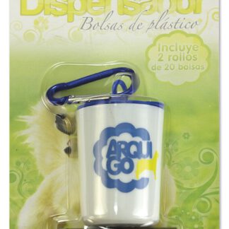 DISPENSADOR DE BOLSAS DE PLASTICO + 2 BOLSAS ***
