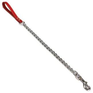 RAMAL METAL Y PIEL ROJO 3x1000 mm.