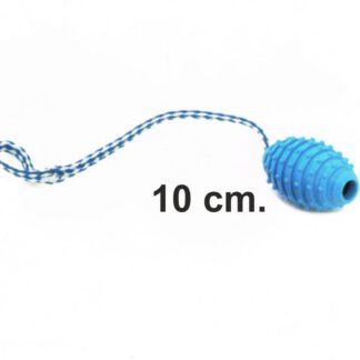 JUGUETE AZUL CON TIRADOR TERMOPLASTICO 10 cm.