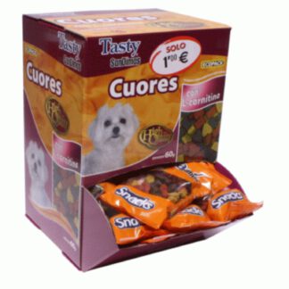 CUORES RAZA PEQUEÑA  60 GR. CAJA 40 UND.