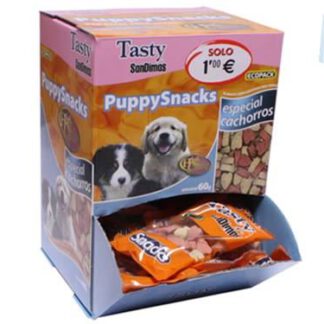 PUPPY SNACKS 60GR. CAJA 40 UND.