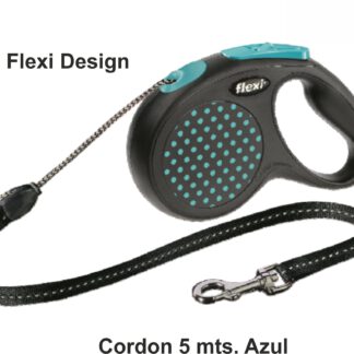 FLEXI DESIGN M Cordon 5 mts. AZUL