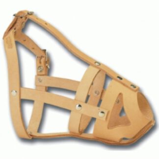 BOZAL CUERO FIJO MOD.B Nº3 MARRON