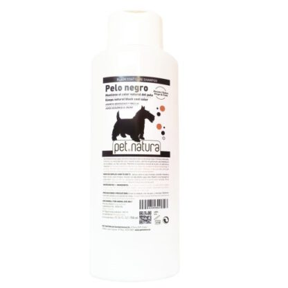 CHAMPU PELO NEGRO 750ml. PETNATURA - Imagen 2