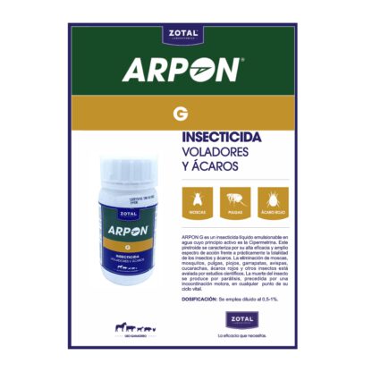 ARPON G Insecticida 250 ml. - Imagen 3