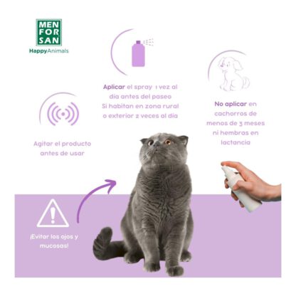 MENFORSAN SPRAY ANTI INSECTOS 250 ML.GATOS - Imagen 6