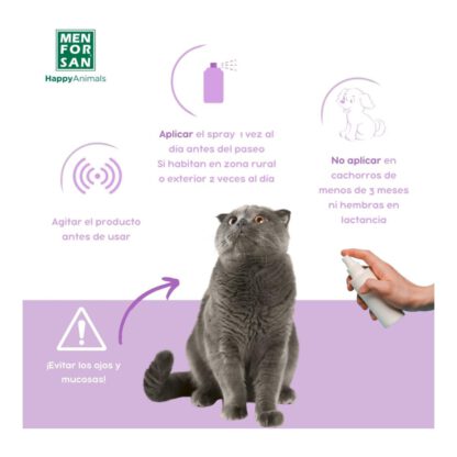 MENFORSAN SPRAY ANTI INSECTOS 250 ML.GATOS - Imagen 6