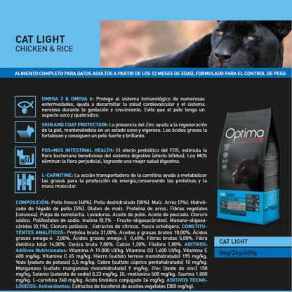 OPTIMA NOVA CAT LIGHT 8 KG. - Imagen 3