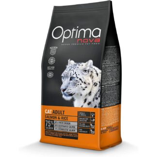 OPTIMA NOVA CAT ADULT SALMON RICE 2 KG.**