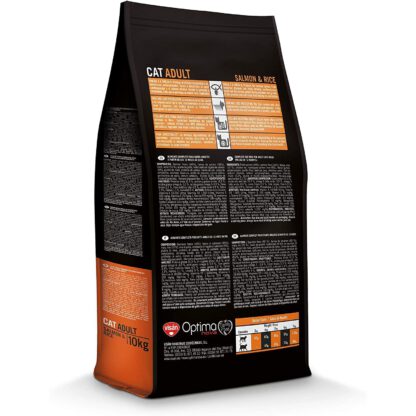 OPTIMA NOVA CAT ADULT SALMON RICE 2 KG.** - Imagen 2
