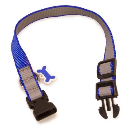 COLLAR PERRO REFLECTANTE AZUL 1,6x25/35cm. - Imagen 4