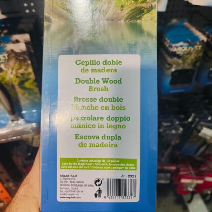 CEPILLO DOBLE DE MADERA  Mediano - Imagen 4