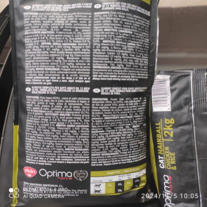 OPTIMA NOVA CAT HAIRBALL 2 KG. - Imagen 7