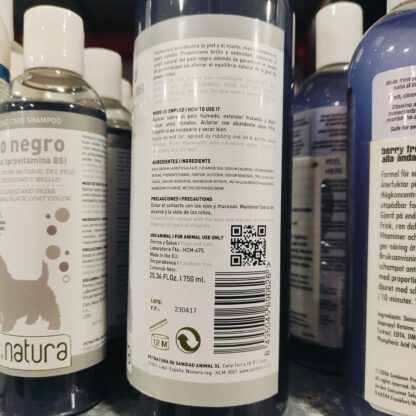 CHAMPU PELO NEGRO 750ml. PETNATURA - Imagen 3