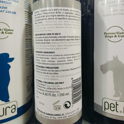 CHAMPU PELO NEGRO 750ml. PETNATURA - Imagen 4