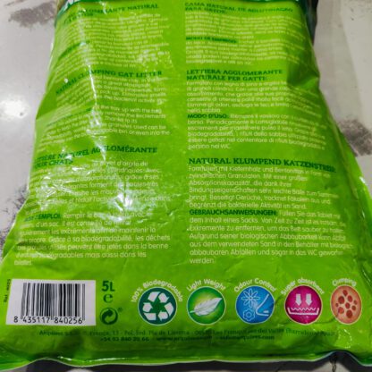 ARENA NATURAL CAT LITTER 5 LTS. Arquivet - Imagen 5